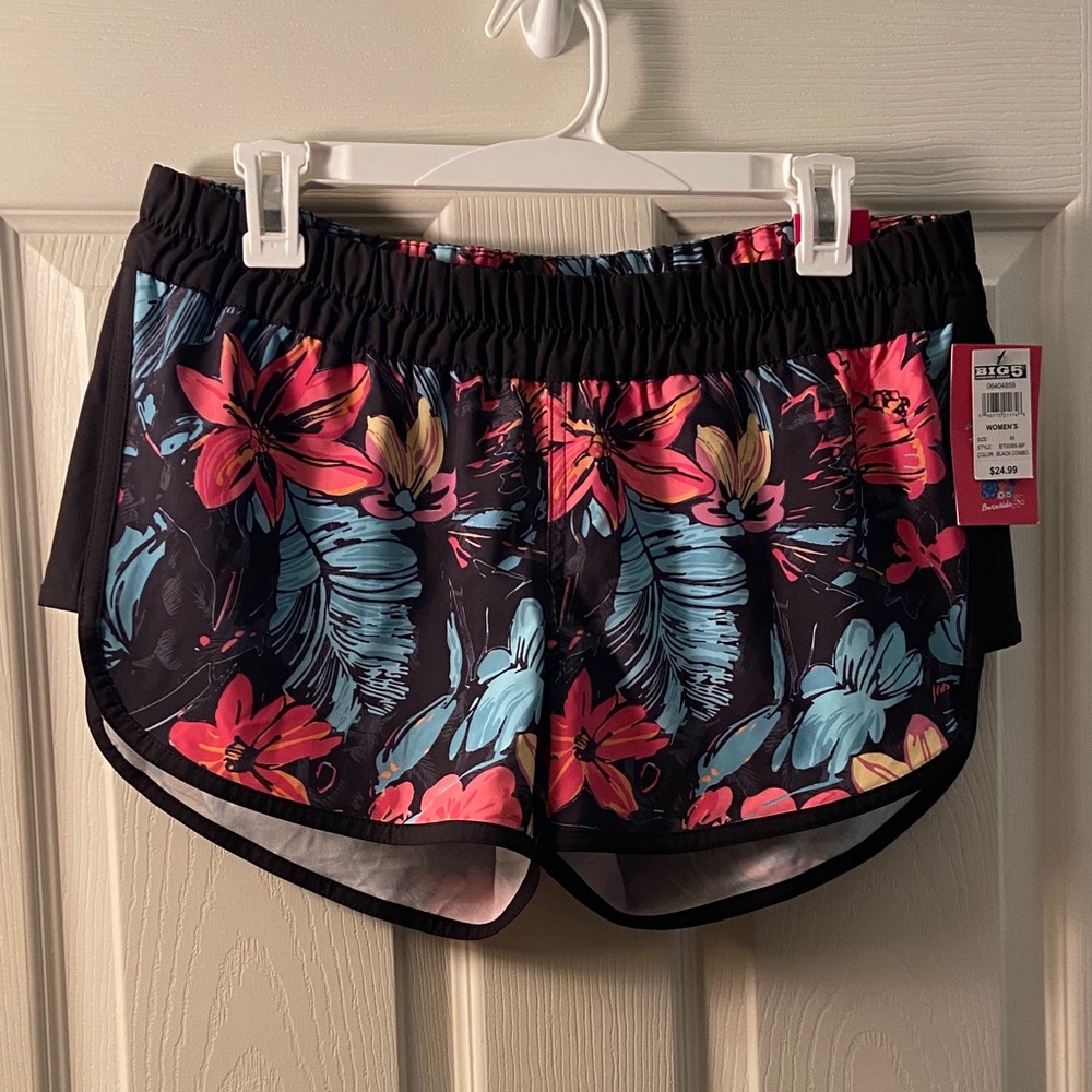 Burnside Multicolor Tropical Patterned Surf Shorts NWT size M